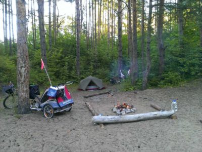 radteise kinder ausruestung camping